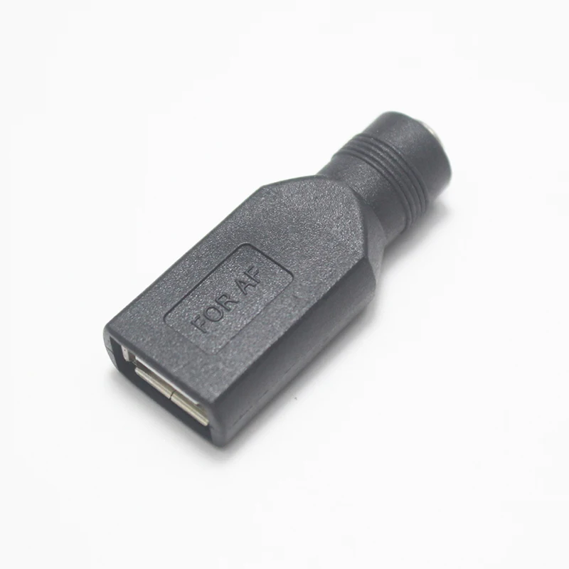 1pcs Commonly used USB set 5.5*2.1/5.5x2.1mm Female jack to USB 2.0 Male Plug DC Power male to female Connector Adapter