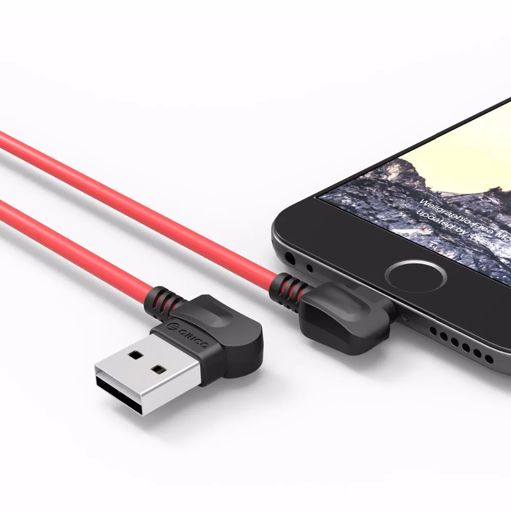 ORICO USB кабель для iPhone X, 8, 7, 6, 5, 6S plus, кабель для быстрой зарядки, зарядное устройство для мобильного телефона, шнур, адаптер, USB кабель для передачи данных