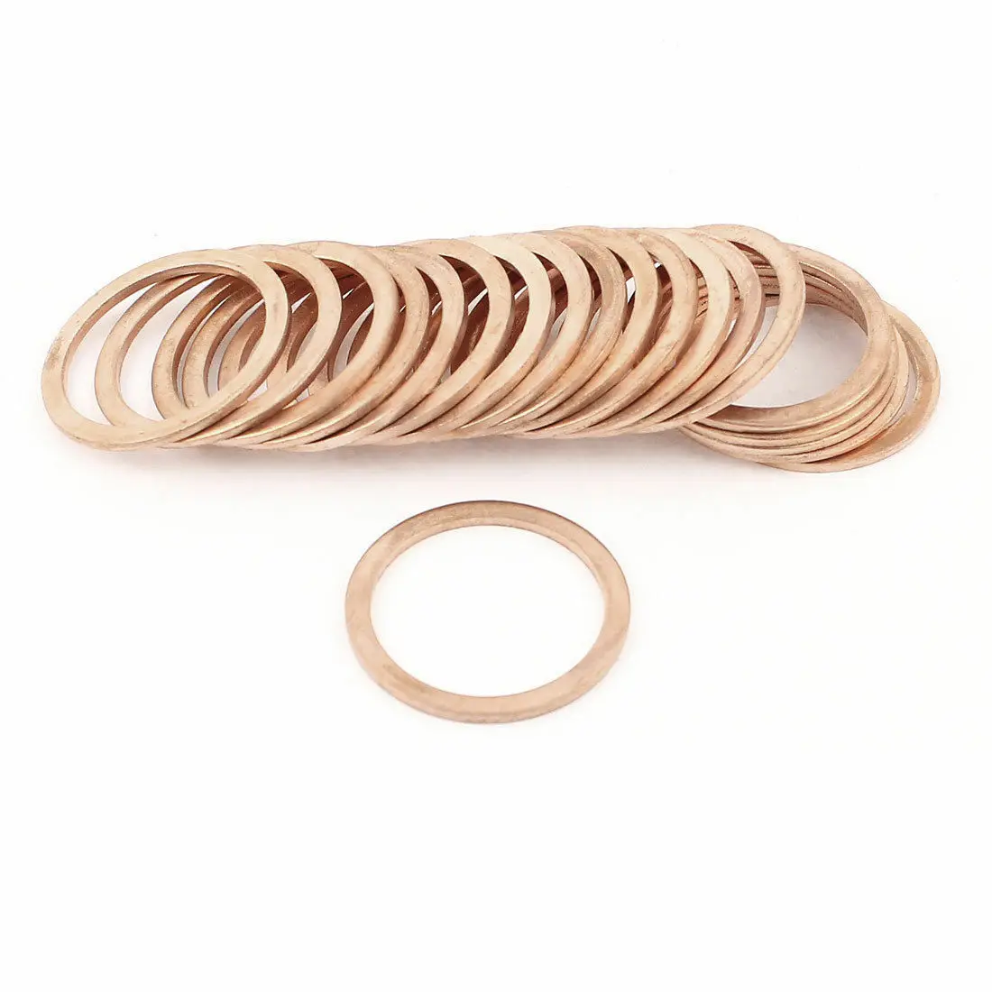 Copper Washers 26mm x 34mm x 2mm Pack of 10 