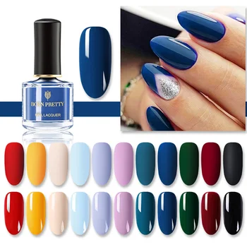 

BORN PRETTY 6ml Nail Color Nail Polish Blue Red Purple Glitter Nail Polish Fast Dry Long Lasting Nail Art Design Varnish