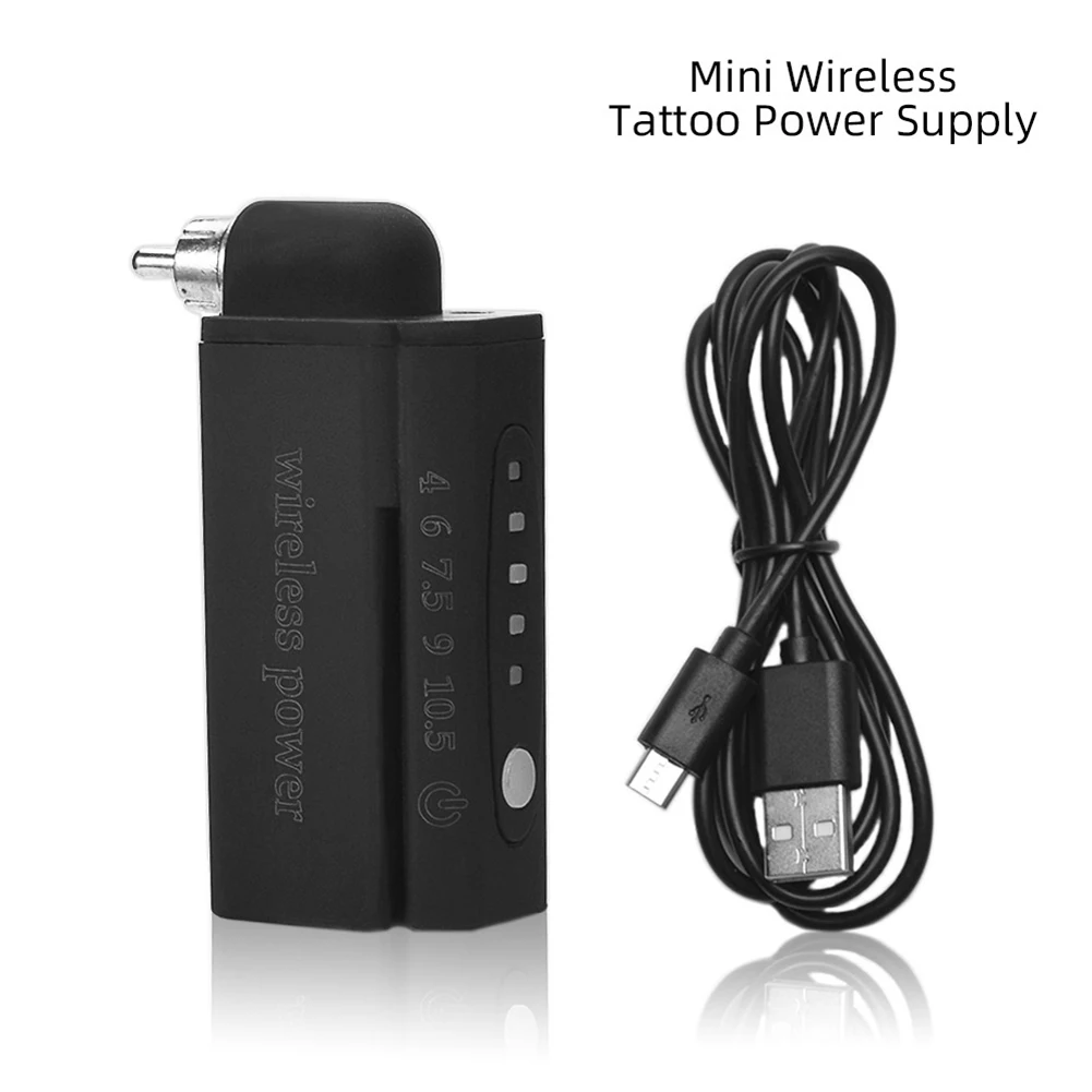 Беспроводная мини-Татуировка питания 2000 mAh RCA Подключение Доступные татуировки постоянные средства для макияжа
