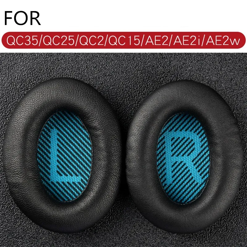 Sheepskin Earpads For BOSE QC35 QC25 QC2 QC15 AE2 Headphones Headsets Replacement Memory Foam Ear Pads Cushion Muffs Ear Cover