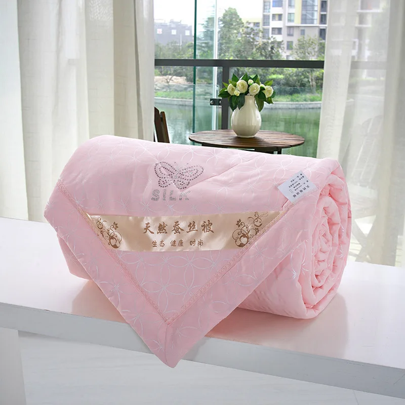 

Handmade Silk Floss Summer Quilt-Washing Summer Cool Blanket Airable Cover Gift Special Offer