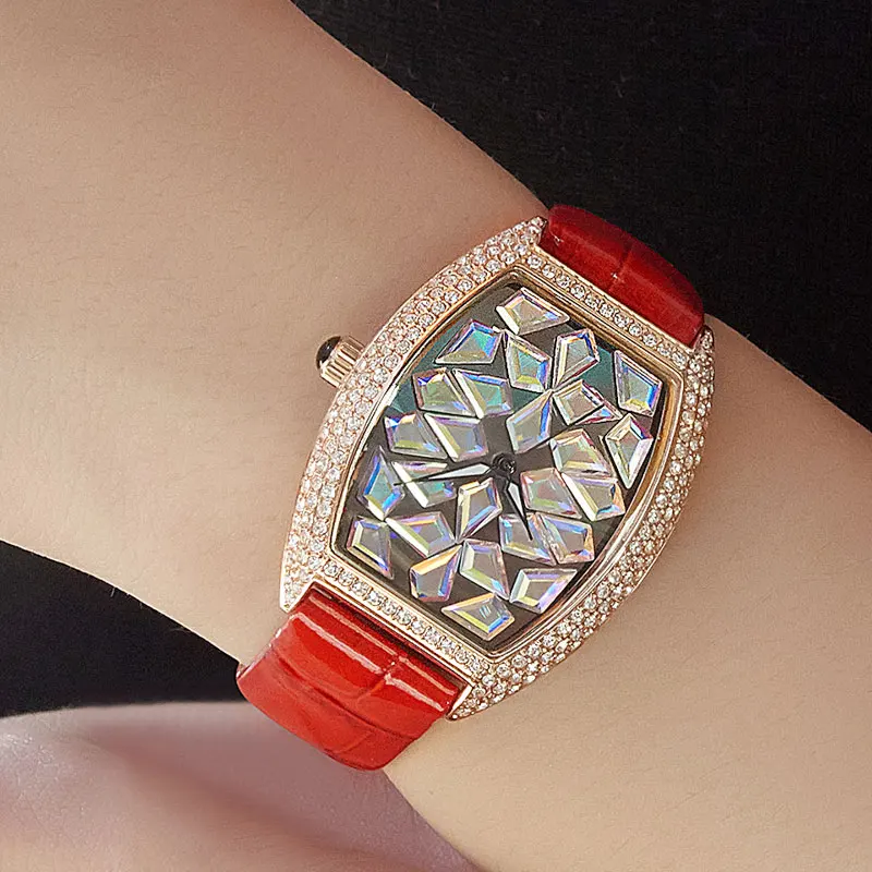 

2020 New Gypsophila Quartz Watch Women Leather Bracelet Watch Female Rose Gold Watches Luxury Waterproof Clock Top Brand Table