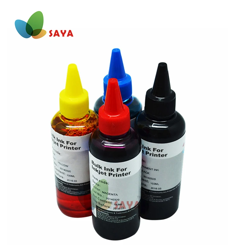 Universal Refill Ink Epson Canon Hp Brother All Other Inkjet Printer Ciss Cartridge Printer Ink Bycm 4colors 100ml Bottle Ink Refill Kits Aliexpress