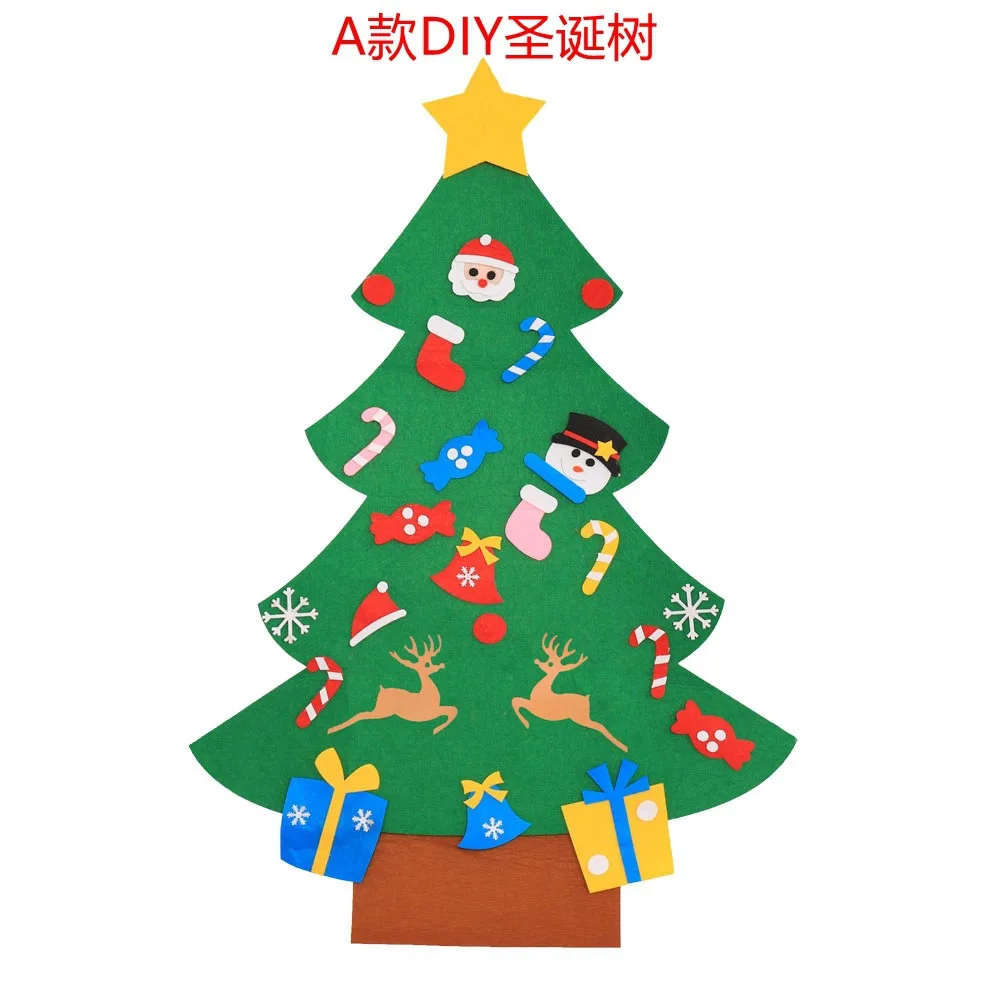 Christmas Decorations Children Handmade Educational DIY Stereo Christmas Tree Christmas Children Gift Pendant