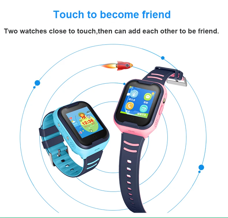 4G Смарт часы Дети Водонепроницаемый IPX7 Smartwatch малыш Wifi gps видео вызов монитор трекер часы студентов наручные часы Дети