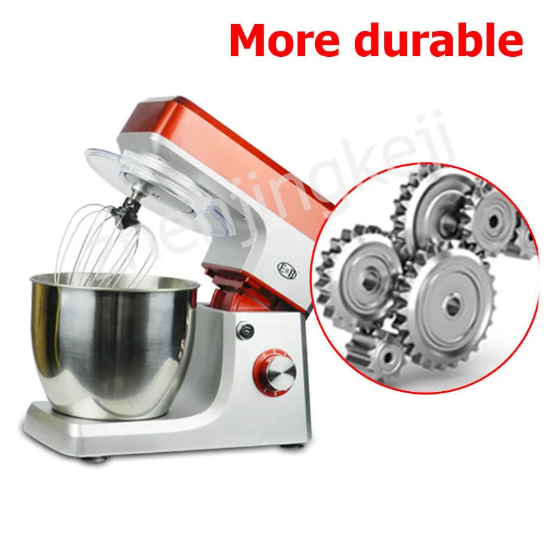 Egg Stirring Kneading Mixer 1200W Home 110V Voltage 6.5L Commercial Chef flour Mixer Food Mixer Stir Tools