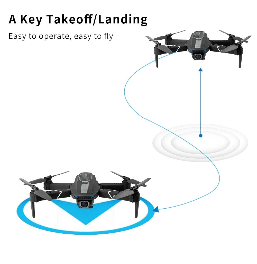 Складной JDRC JD-22S RC Квадрокоптер дроны 5G WiFi управление gps 4K HD FPV камера 360 градусов флип Сверхлегкий самолет детская игрушка