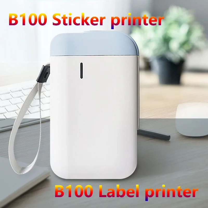

GP-B100 Wireless label printer Bluetooth mini label printer Portable Pocket Label Printer Fast Printer Home Use Office Sticker