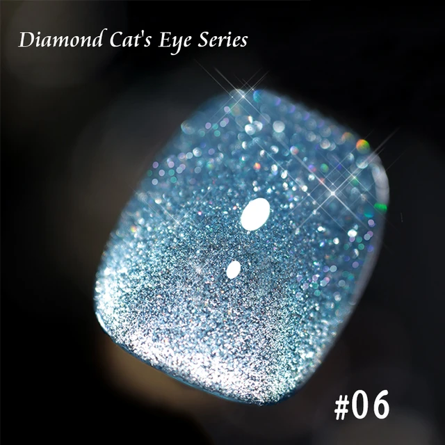 SKVP Gel Nail Polish Cat Eye Gel Semi Permanent Uv Varnish Gel Nail Art 8ML Glitter Effect Off Nail Polish Gel For Nails Design Cat Eye 06