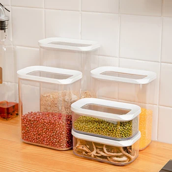 

Storage Box Plastic Food Seal Jar Grains Storage Cans Thickened Moisture-Proof For Kitchen XHC88