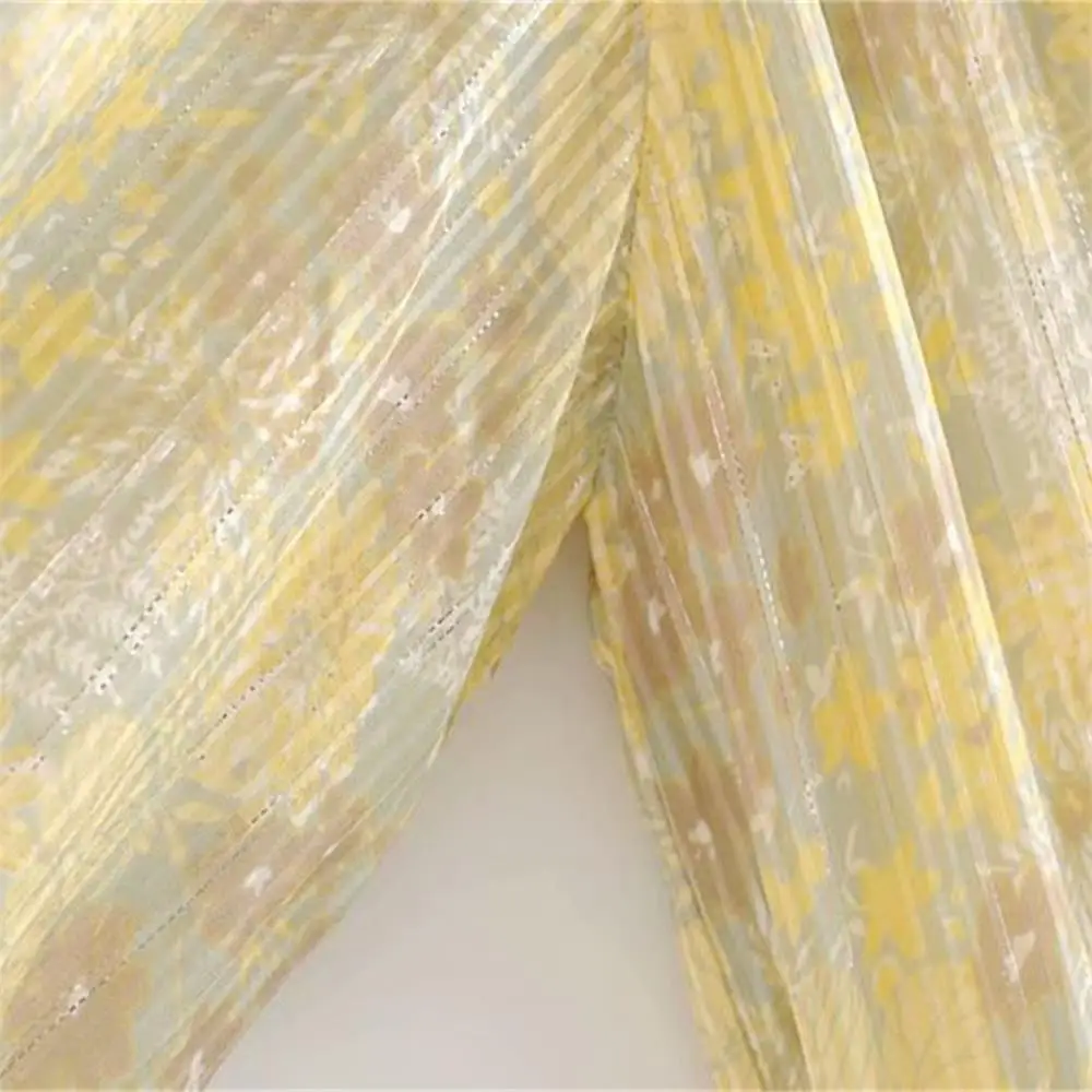 Осень 2019 женское Новое Пышное Платье со стоячим воротником и длинным рукавом с