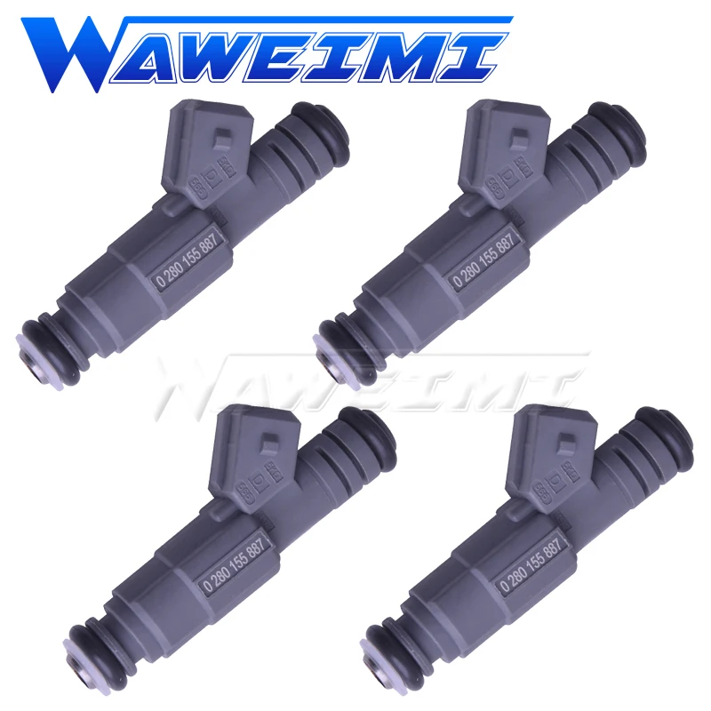 WAWEIMI 4x OE 0280155887 Форсунка топливной форсунки для Ford Contour Escort Focus Mercury Cougar 1998-2004