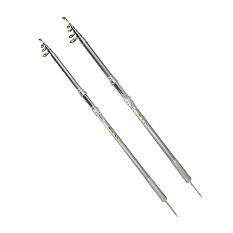 

Retractable Lure 2.1 2.4 2.7 3.0 3.6M Telescopic Fishing Rod Hard FRP Carbon Ground Pole Sea Pole