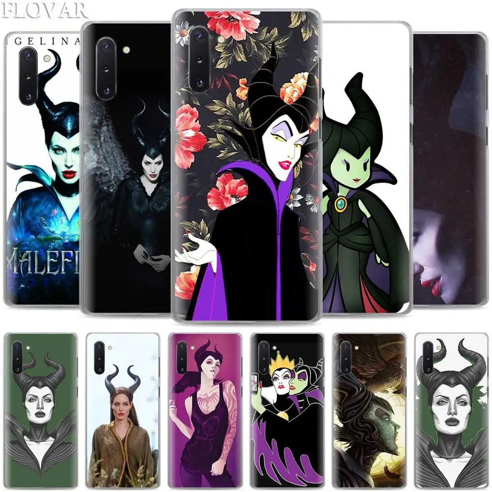 

Angelina Jolie Maleficent Phone Cases for Samsung Galaxy Note 10 S10 Plus 5G S10e A30 A40 A50 A60 A70 M40 Hard Cover Coque