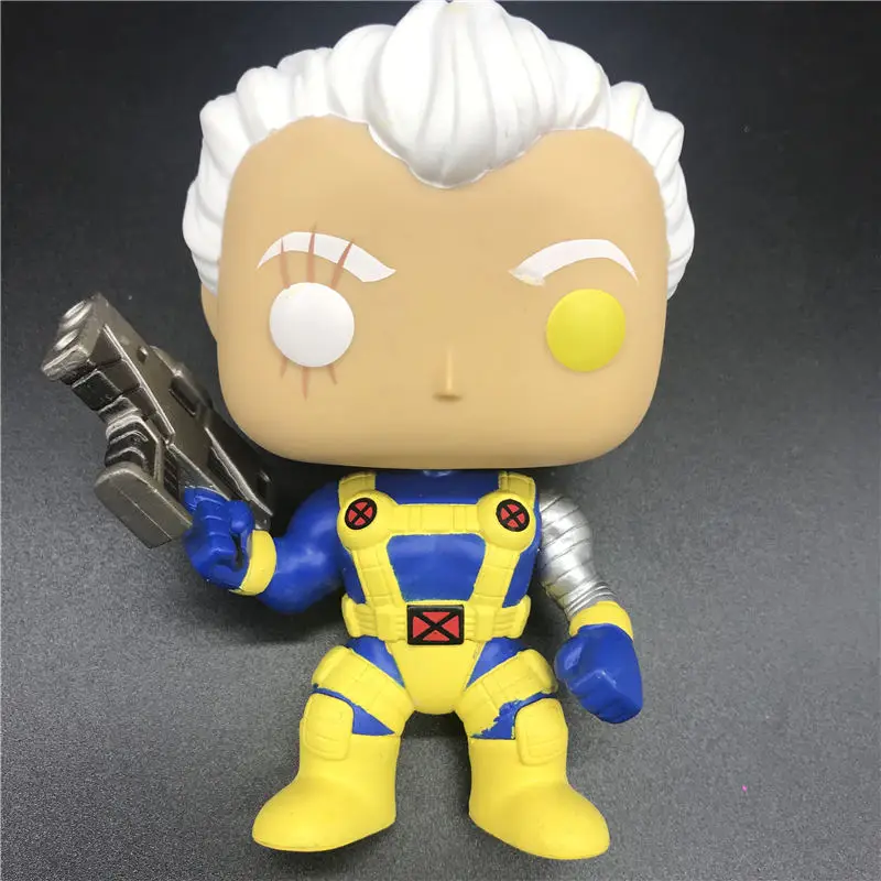 

Marvel X-Men Cable model Vinyl Action Figure Collectible Spring head Model Toy No Box