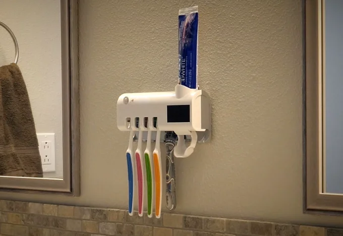 Умный Ультрафиолетовый Стерилизатор зубных щеток, держатель для зубной щетки, автоматический диспенсер для зубной пасты, соковыжималка, набор аксессуаров для ванной комнаты