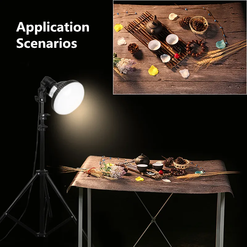 Description Picture 2 of item2PCS/1PC E27 Socket Softbox Photographic Light Lamp Bulb Base Holder Adapter For Photo Studio Fill Light Base Holder For Tripod