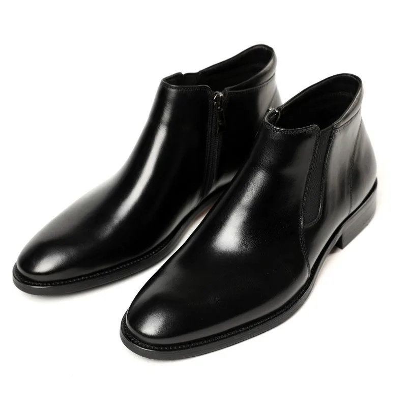 Мужские ботинки челси из натуральной кожи Импортные итальянские модельные