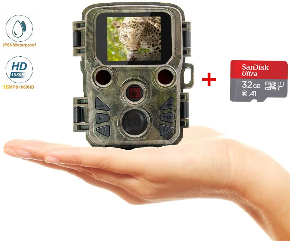 Outdoor Wildlife Trail Hunting Camera 16MP 1080P Night Vision Wild Photo Trap