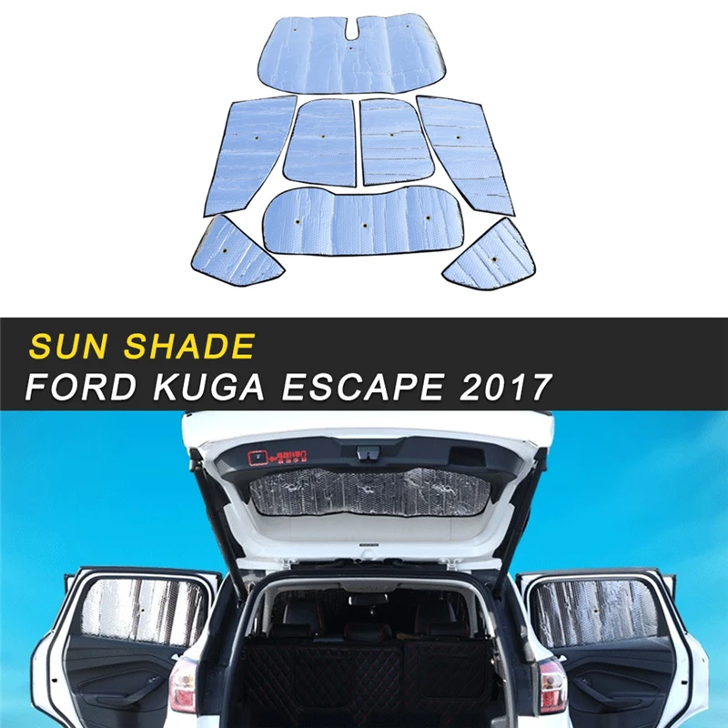 

Car Sun Shade UV Protection Curtain Sunshade Mesh Sun Visor Summer Film For Ford KUGA Escape 2017 2018