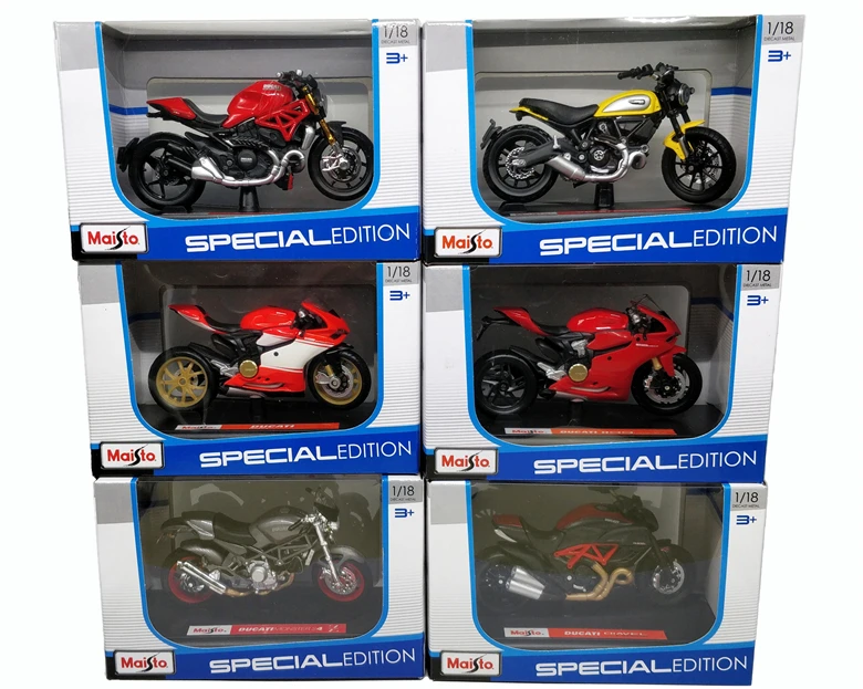 Maisto 1:18 Ducati 1199 Hypermotard 1098S скремблер supersport s 848 Monster 1200S Deacast мотоцикл уличный велосипед