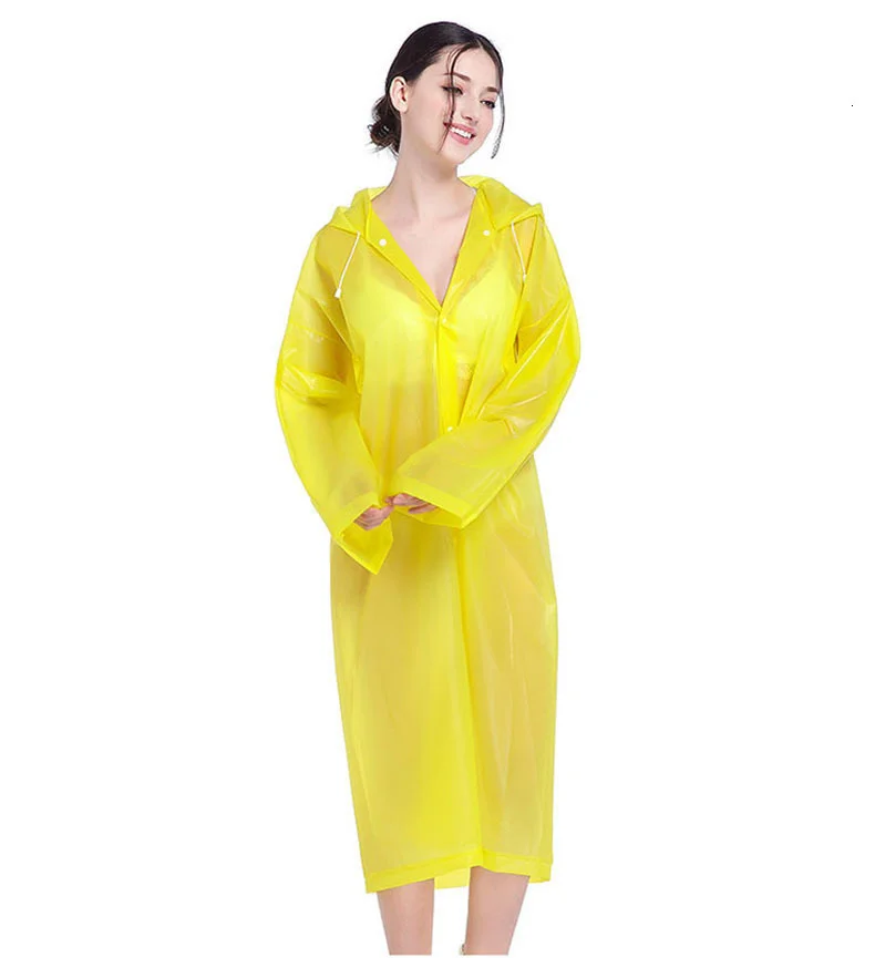 FGHGF Moda EVA Mulheres Raincoat Espessamento Impermeável