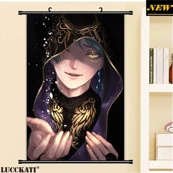 

Twisted Wonderland male Jade Leech Leona Floyd Lilia Ace Riddle cameltoe cartoon anime wall mural scroll canvas painting poster