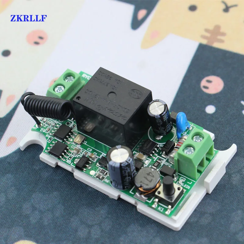 433Mhz Universal AC 110V 220V 1 CH Wireless Remote Control Switch Relay Receiver Module 4 CH RF LED Remote Transmitter Light DIY-5