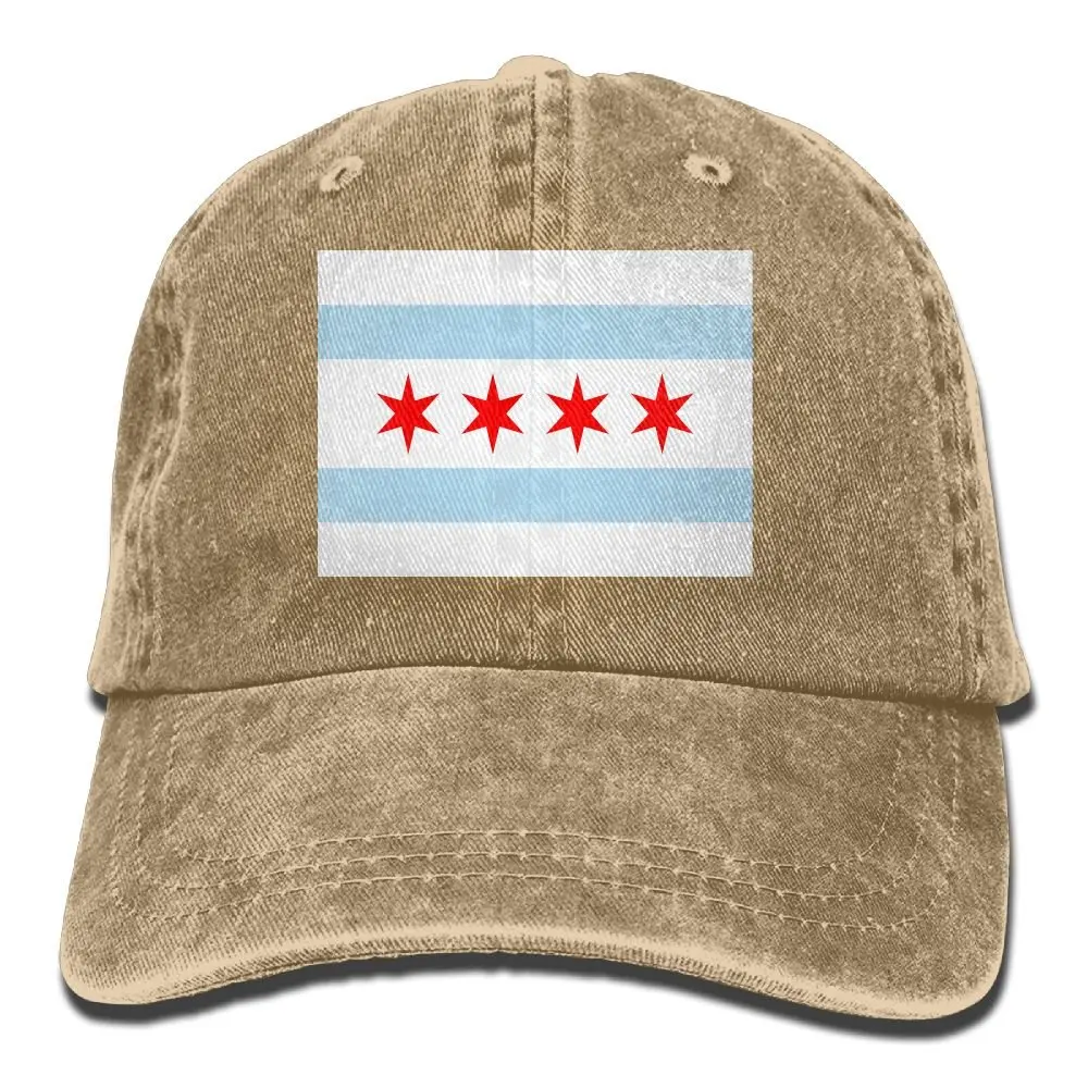 Chicago Flag унисекс взрослая бейсбольная кепка спортивная уличная ковбойская Кепка для мужчин и женщин Snapback