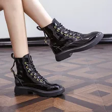 SAGACE; женские модные ботильоны в байкерском стиле; обувь на квадратном каблуке со шнуровкой; Ботильоны на молнии со шнуровкой; кожаная обувь