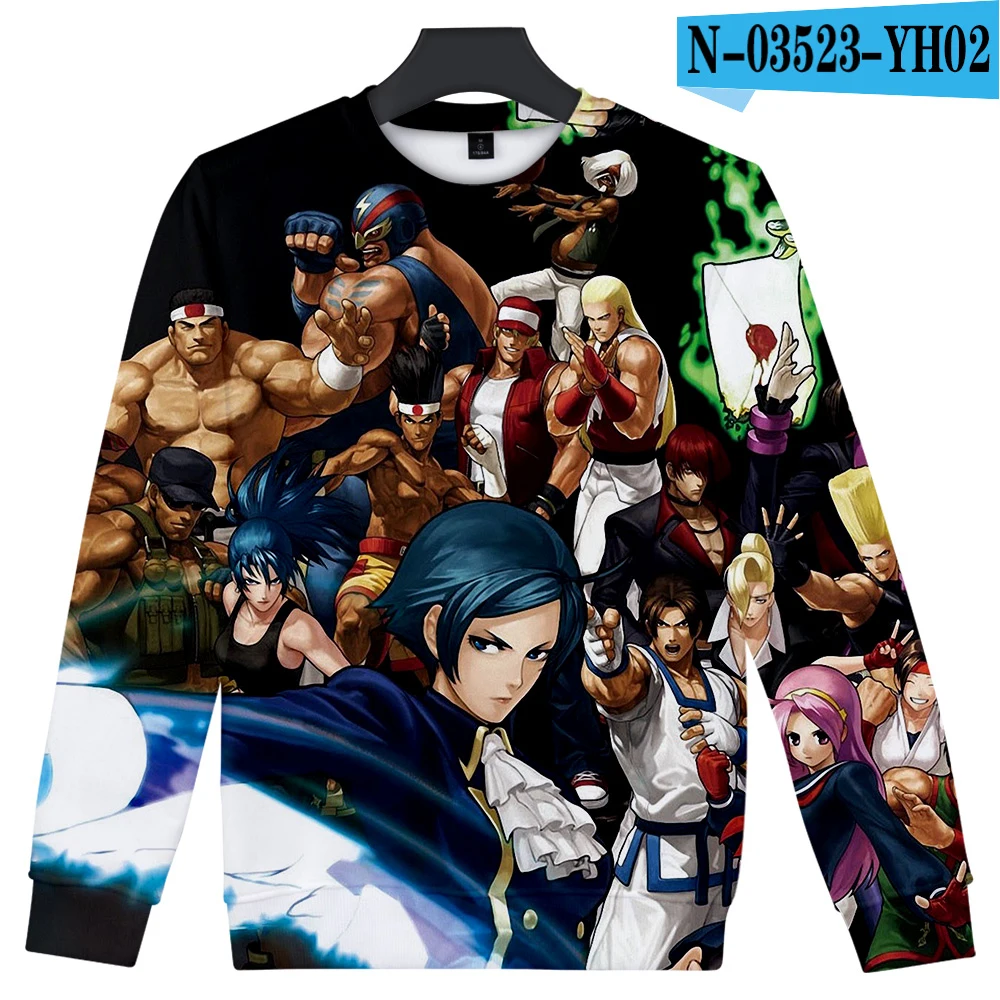 Из серии игр The king of fighters(с модным принтом Футболки Для женщин/Для мужчин с длинным рукавом футболки Новое поступление, горячая Распродажа Повседневное уличная одежда - Цвет: 5