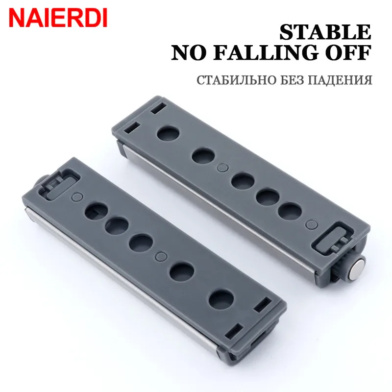 Magnetic Cabinet Catches 10PCS Stainless Steel Push to Open Damper Buffer Invisible