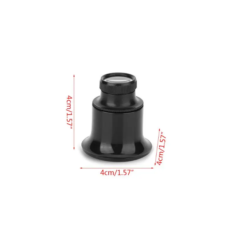 Увеличительное стекло, 10 x/15 x/20 xEye Лупа для ремонта часов увеличительное T4MD