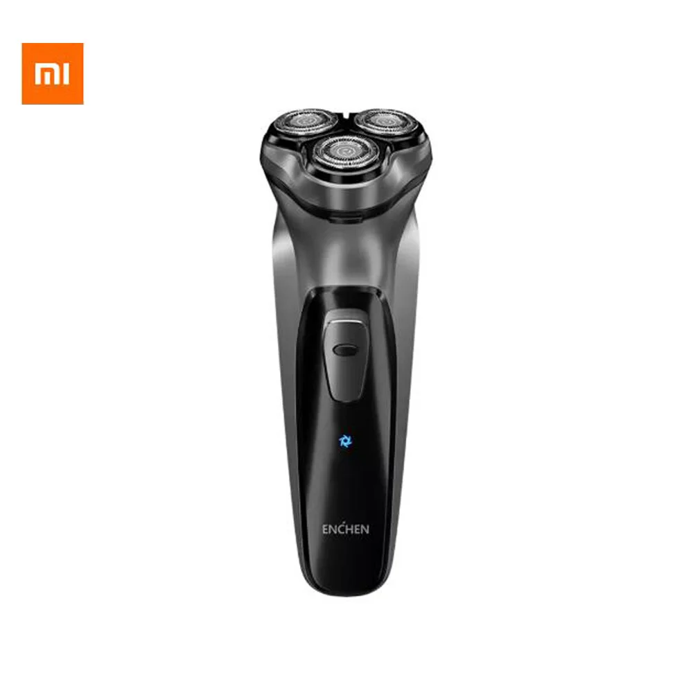 

Xiaomi Enchen BlackStone Rechargeable Electric Shaver 3D Triple Floating Blade Heads Shaving Razors Men Beard Trimmer Mach