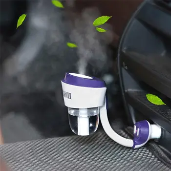 

Car air Freshener Purifier Car Air Humidifier Aroma Oil Diffuser Car Air Purifiers with Dual USB 12V Car Charger