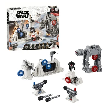 

2020 NEW Star War 75241 Action Battle Echo Base Defence Building Blocks Bricks Model DIY Toys Compatible logoinglys Star Wars
