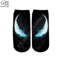 PLstar Cosmos чудо-яд, носки с 3D принтом для женщин/мужчин/мальчиков/девочек, носки с героями мультфильмов, забавные короткие Короткие носки на лето и осень, стиль-1