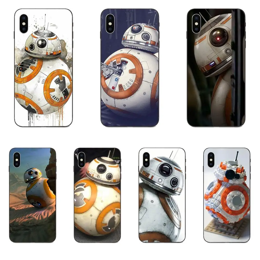 Робот из ТПУ с пробуждением силы Bb8 Droid для Galaxy A3 A5 A6 A6s A7 A8 A9 A10 A20E A30 A40 A50 A60 A70 A80 A90 Plus