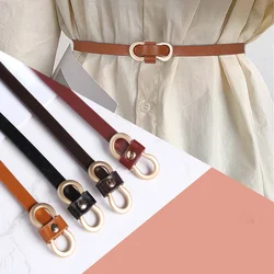 New Ladies Belt Quality Classic Pin Buckle Pu Leather High Quality Fashion Wild Girl Jeans Dress Luxury Ladies Belt