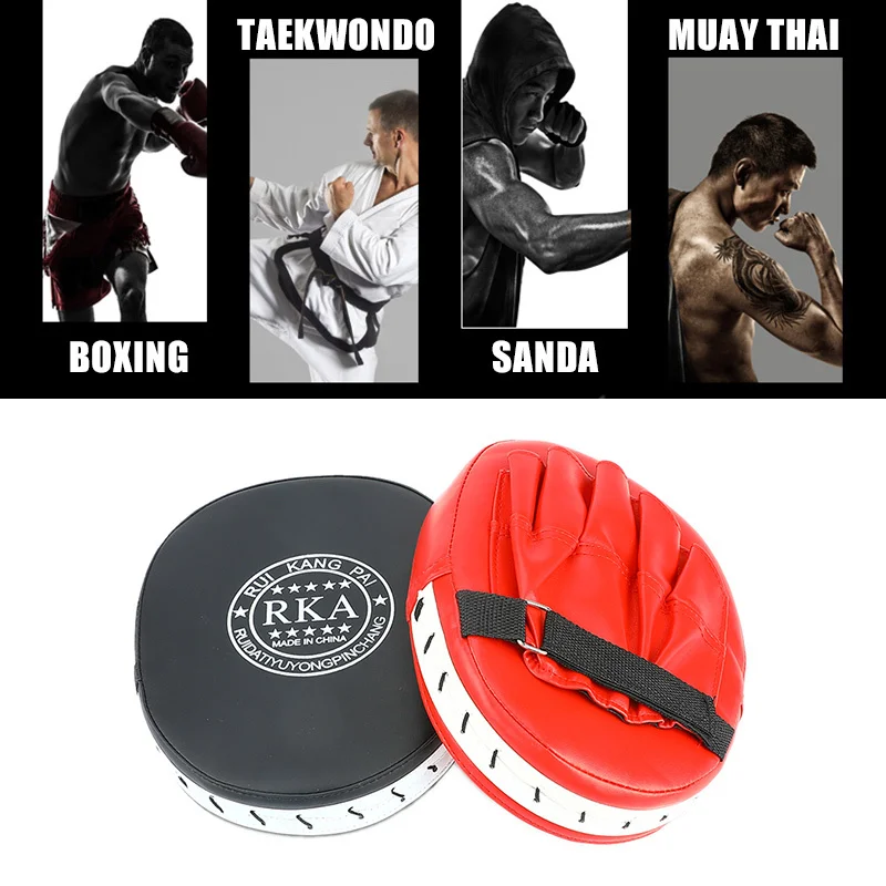 

Boxing Gloves Pads for Target MMA Martial Thai Kick Pad Kit Black Karate Training Mitt and Focus Punch Pads Sparring Boxing Bags