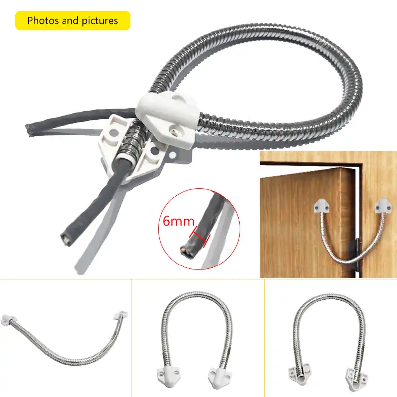 ARMOURED DOOR LOOP Armoured cable protector for gate /& door
