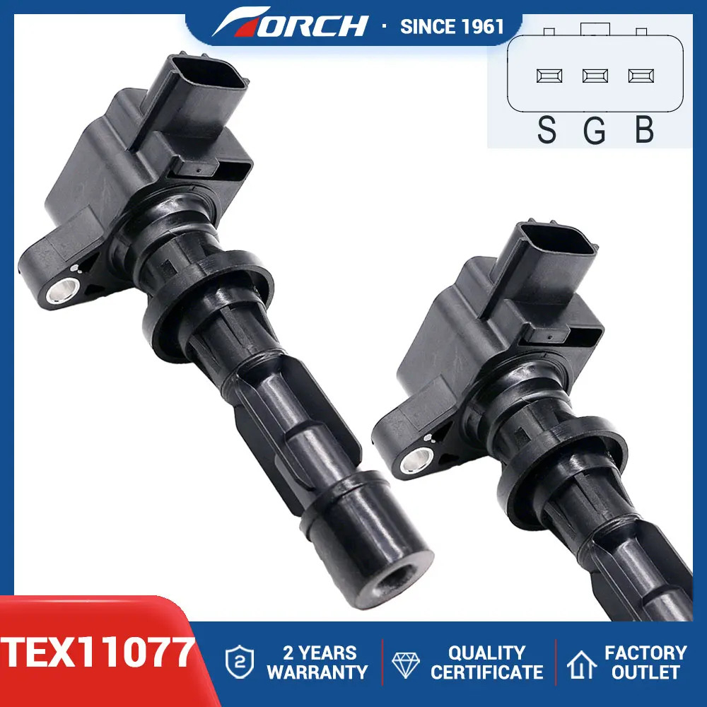 Torch TEX11077 High Performance Ignition Coil Fit for Mazda 3 /6/CX 7