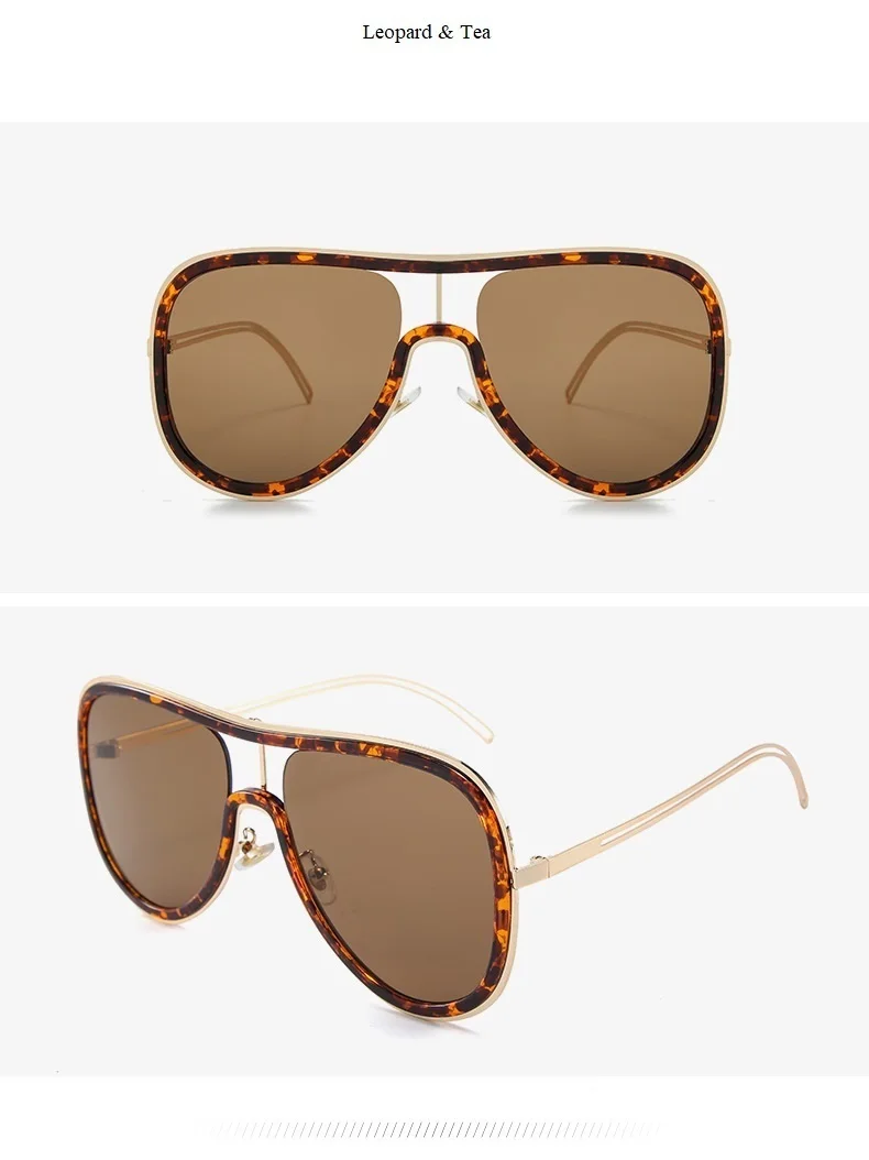 Мужские солнцезащитные очки большого размера 2019 круглые овальные брендовые солнцезащитные очки пилота мужские прозрачные линзы, очки