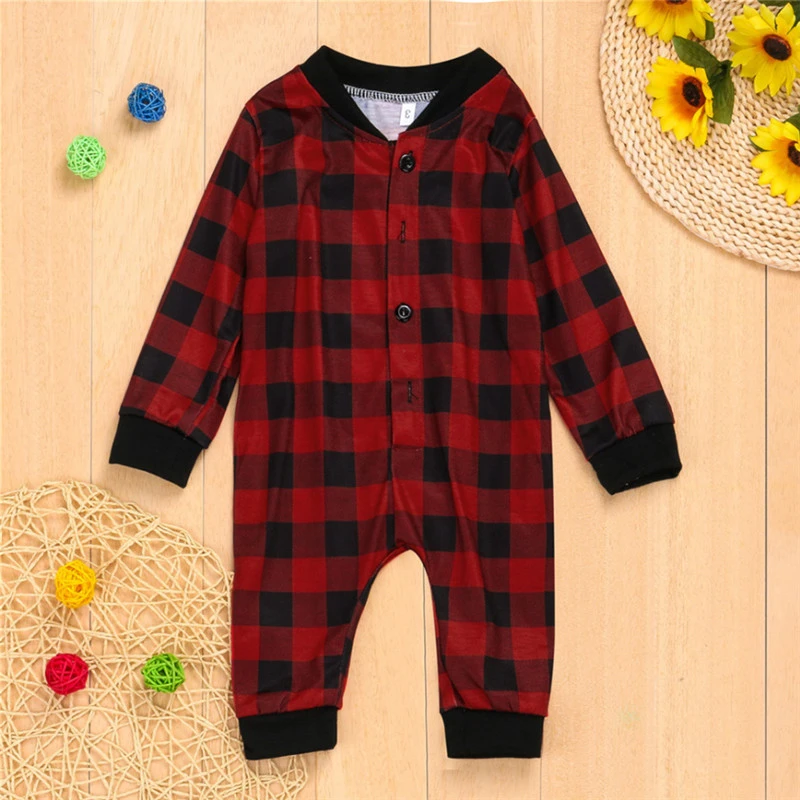 LILIGIRL Family Matching Outfits Christmas Clothes Pajamas Suit Father Women Kid Baby Sleepwear Nightwear Xmas Pjs Sets Clothing