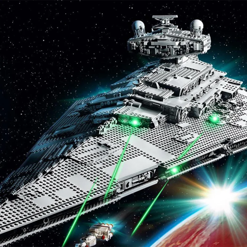 Конструктор Звёздные войны MOC 75252 1 Императорский Звездный разрушитель техника
