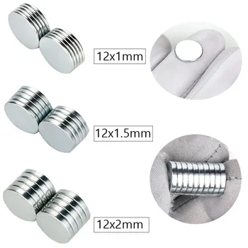 

RKZCT 200/Lot Practical Neodymium Magnetic 12x1 12x1.5 12x2 Powerful Permanent Rare Earth Magnet Diameter 12 mm Round Magnets
