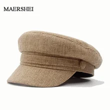 MAERSHEI винтажный женский берет осень зима восьмиугольная кепка шляпы Стильный художник кепка газетчика черный серый шапки-береты