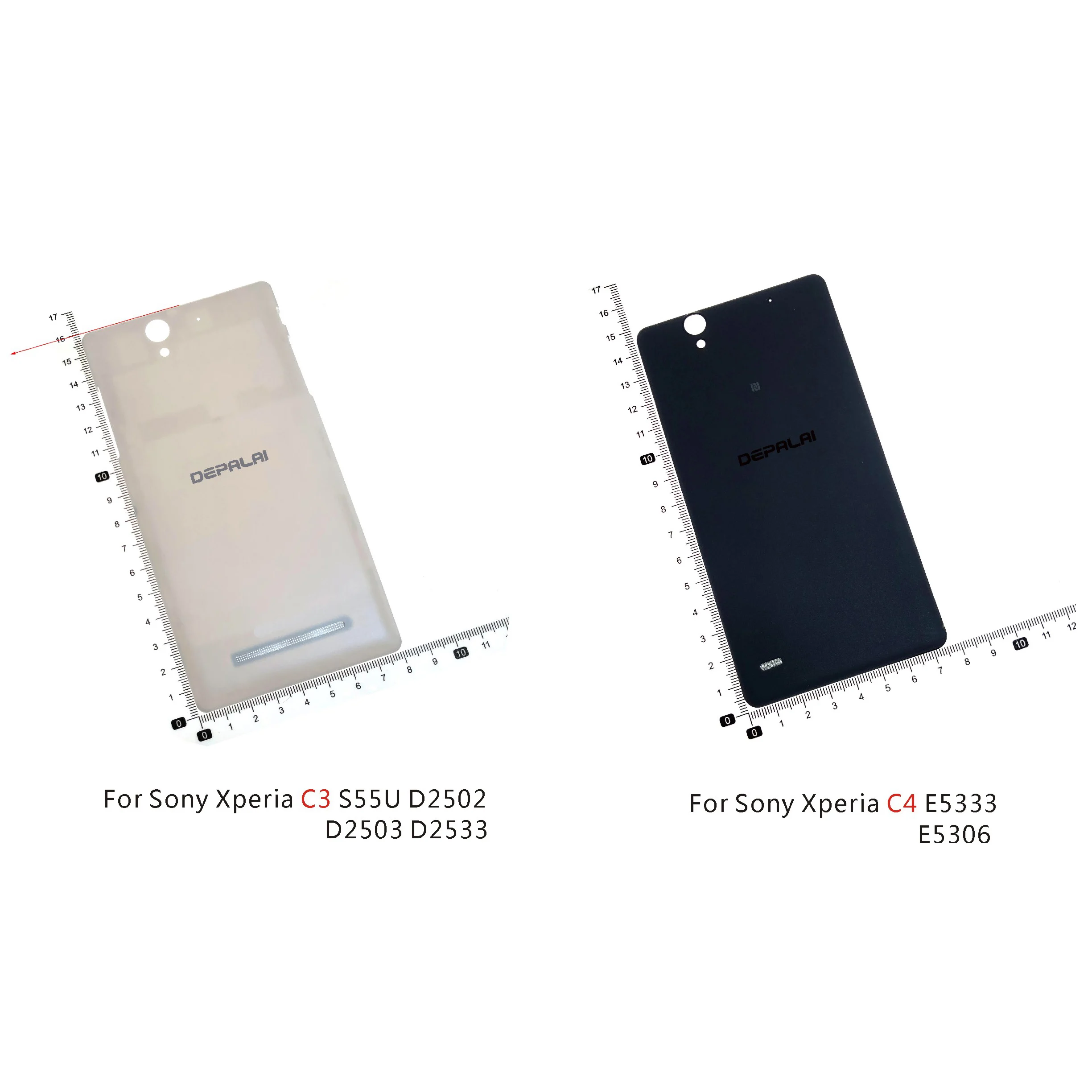 Задняя крышка корпуса для Sony Xperia C3 S55U D2502 D2503 D2533 C4 E5333 E5306 C5 запасные части задняя